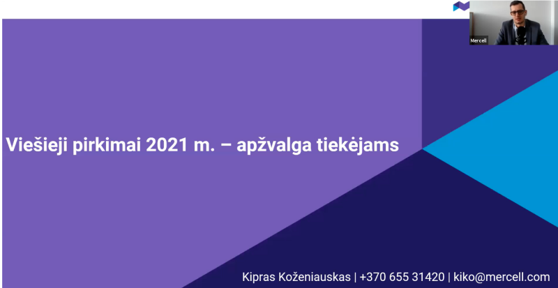 Temos aptartos vebinare