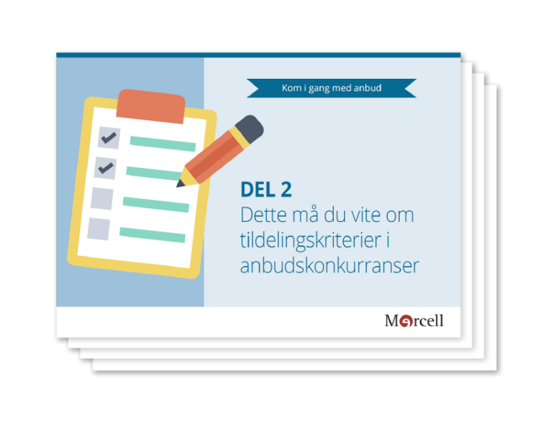 Kom i gang med anbud del 2