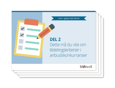 Kom i gang med anbud del 2