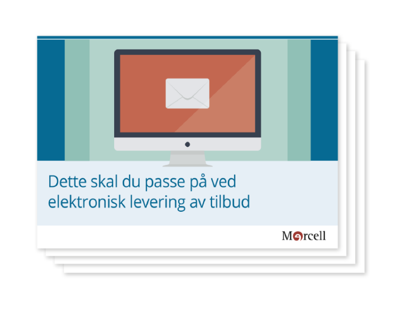 Dette skal du passe på ved elektronisk levering av tilbud