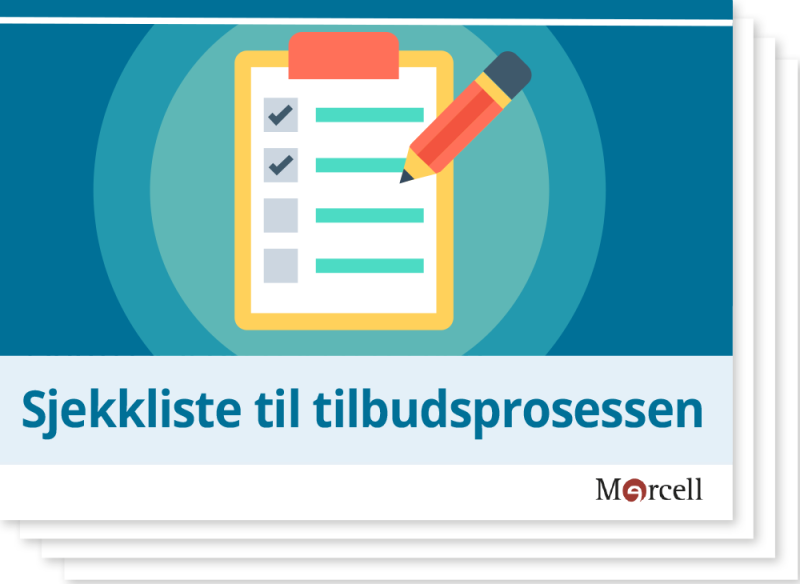 Sjekkliste til tilbudsprosessen
