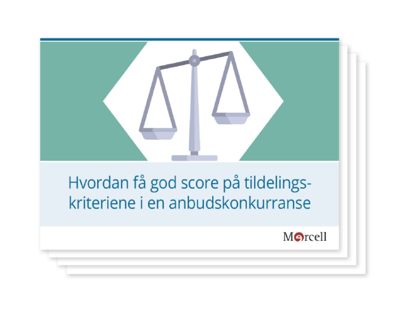 Hvordan få god score på tildelingskriteriene i en anbudskonkurranse